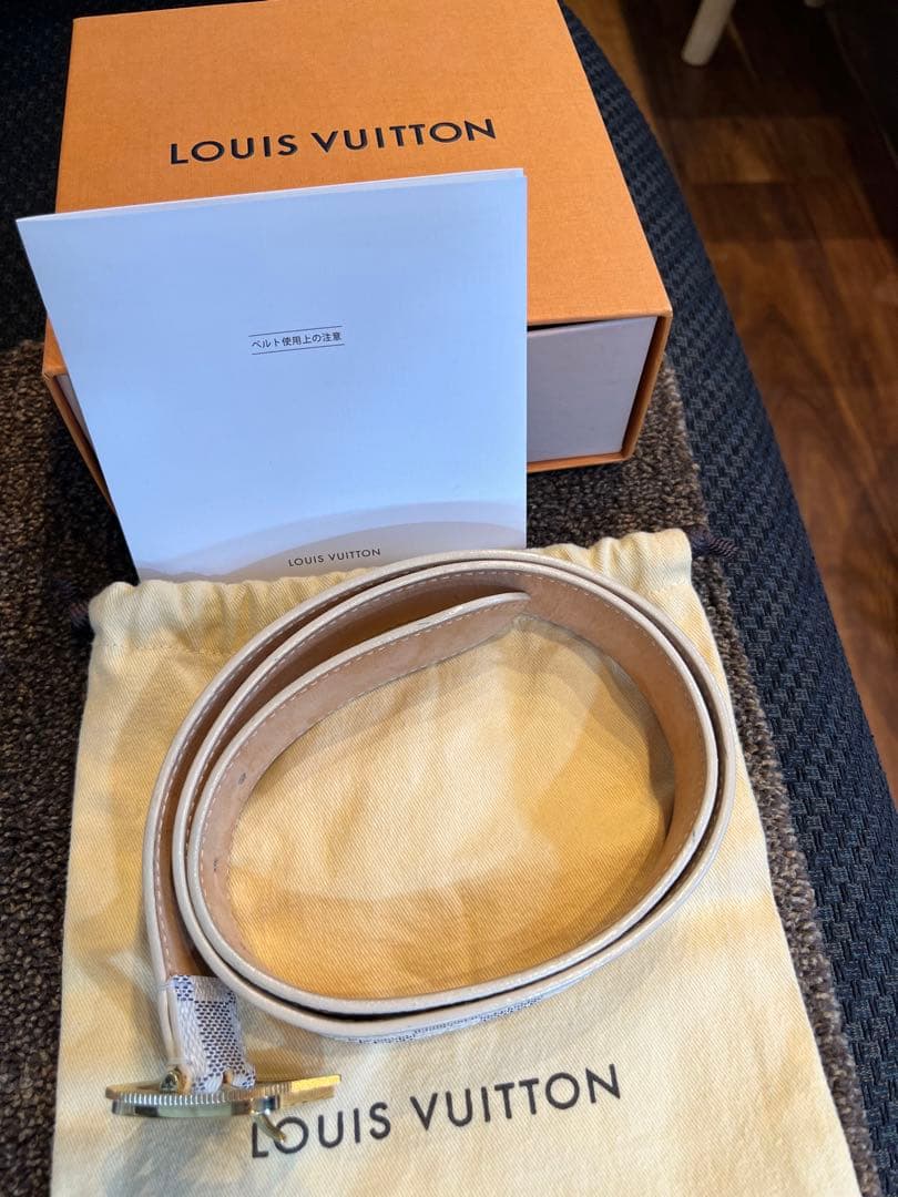 ちー　LOUIS VUITTON ダミエパターン ベルト