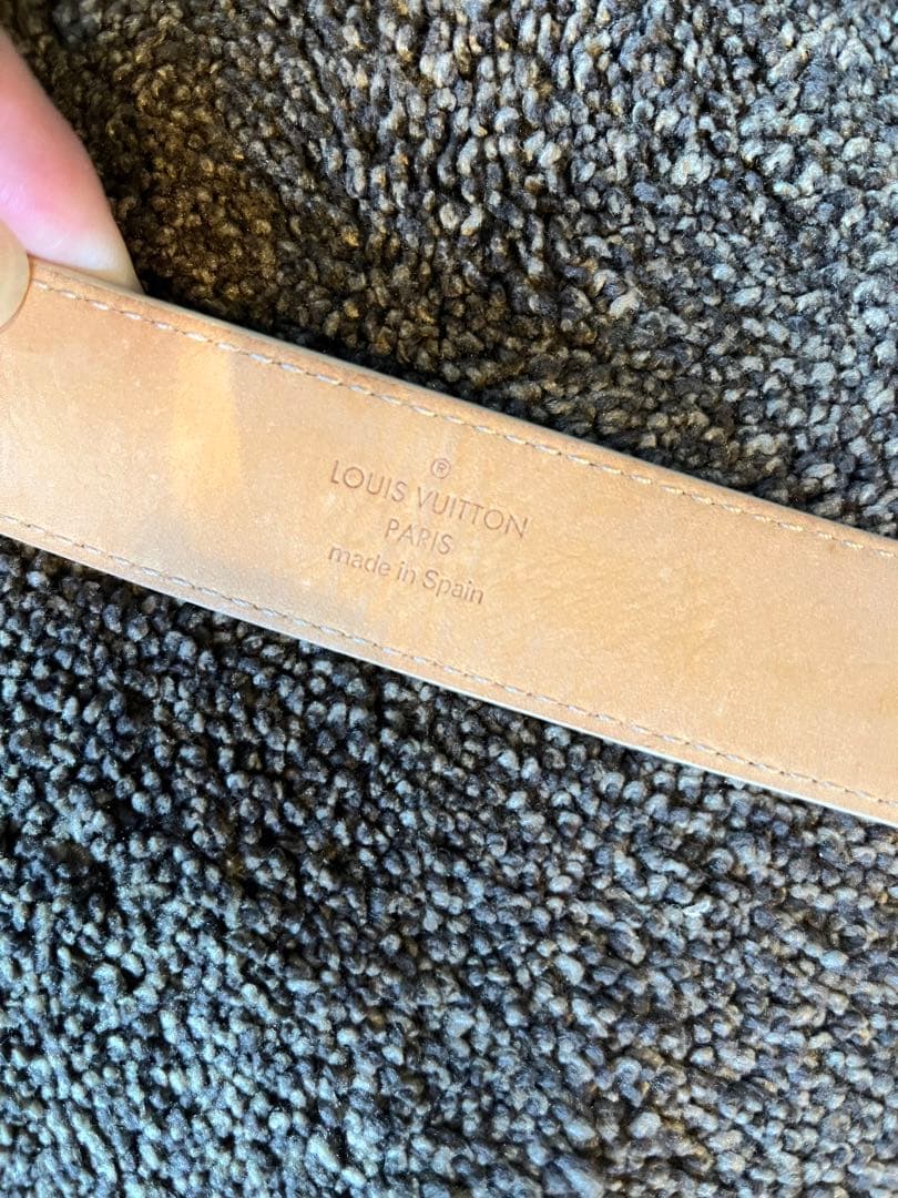 ちー　LOUIS VUITTON ダミエパターン ベルト