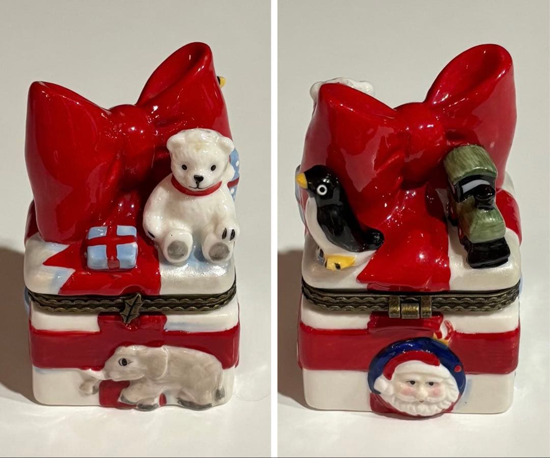 Villeroy & Bochビレロイ&ボッホ クリスマスヒンジボックス4点