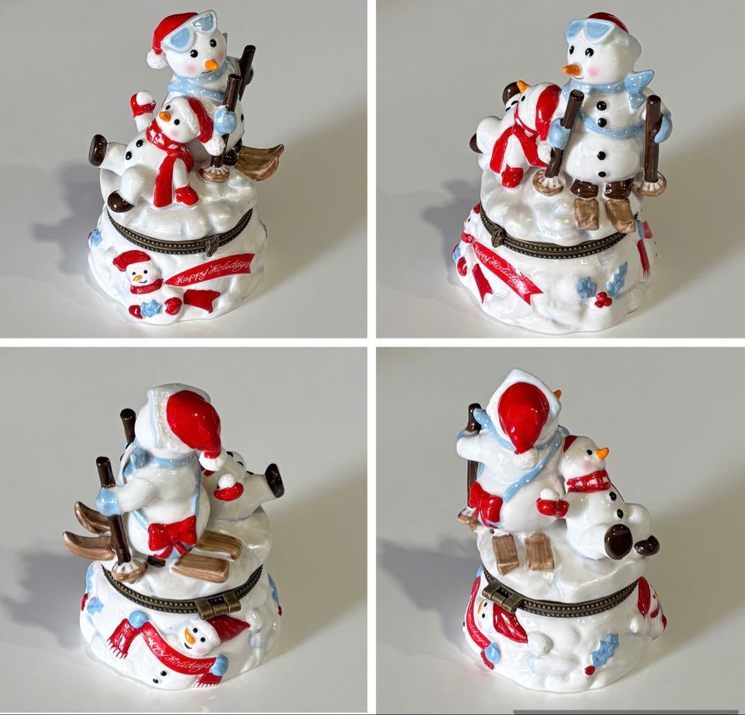 Villeroy & Bochビレロイ&ボッホ クリスマスヒンジボックス4点