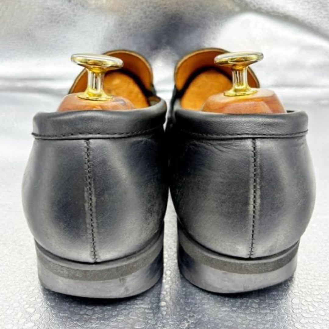 【美品】25.5 26 REGAL リーガル ローファー 22DL 黒 ビブラム