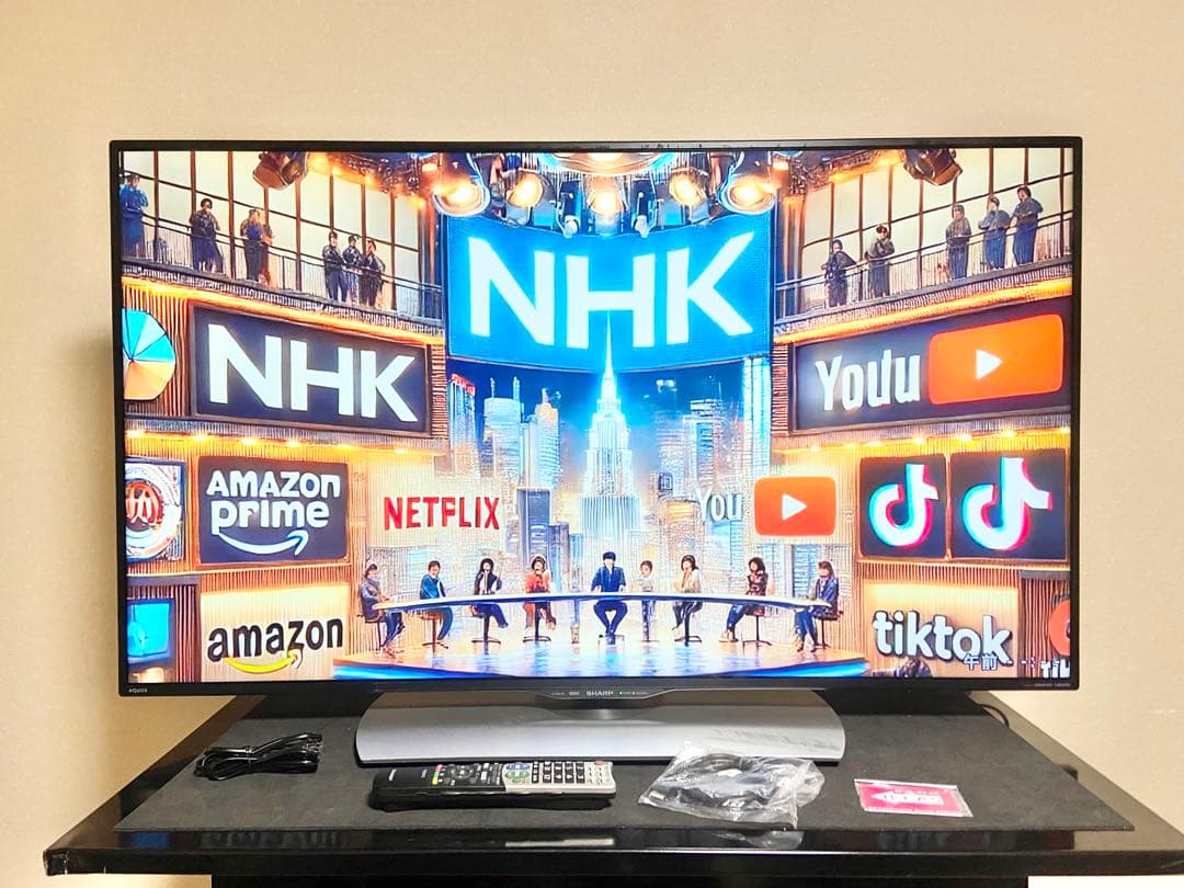 【だけ優待価格】SHARP AQUOS｜50V型4K｜地デジ/BS/CS×3