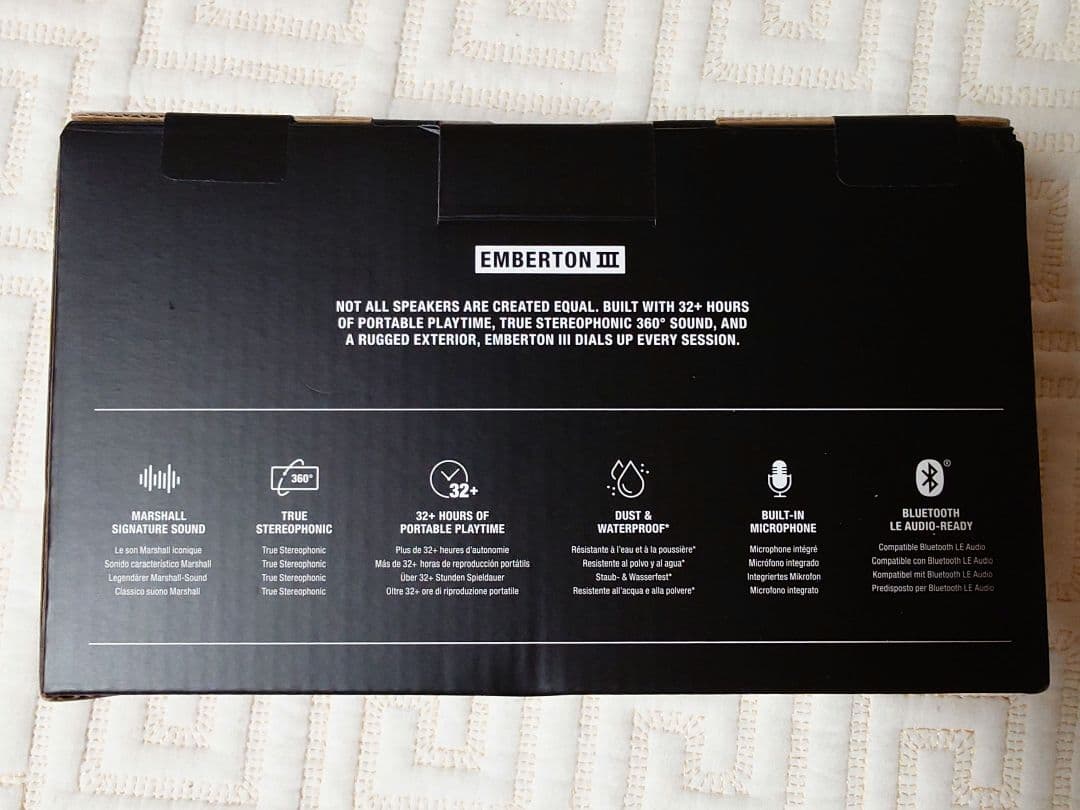 新品 Marshall Emberton III ワイヤレススピーカー