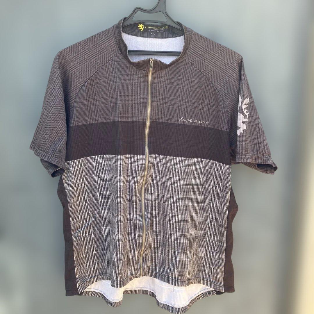 KAPELMUUR チェック柄サイクルジャージ WXL