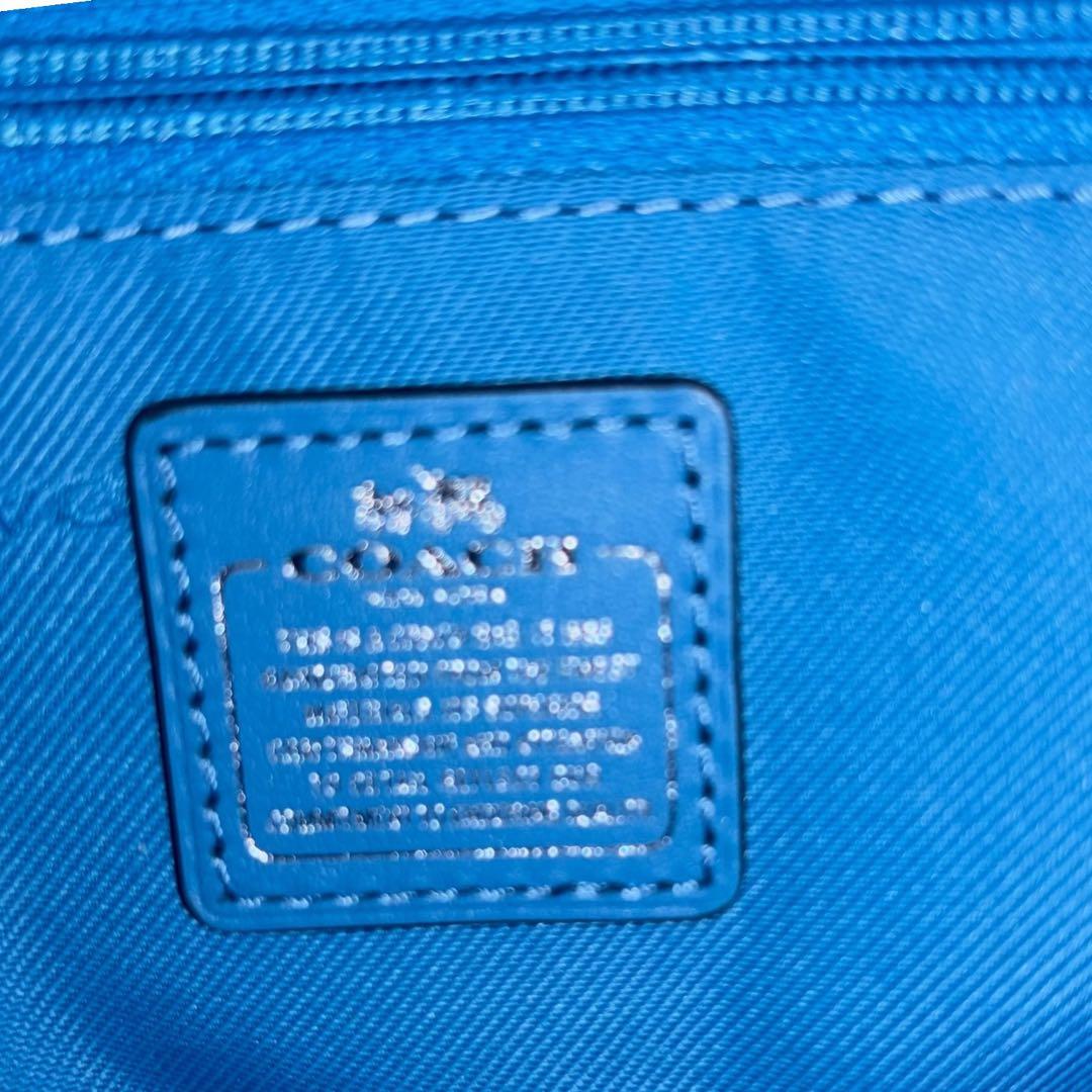 COACH スワッガー キャリーオール 2WAY ハンドバッグ ペブルレザー