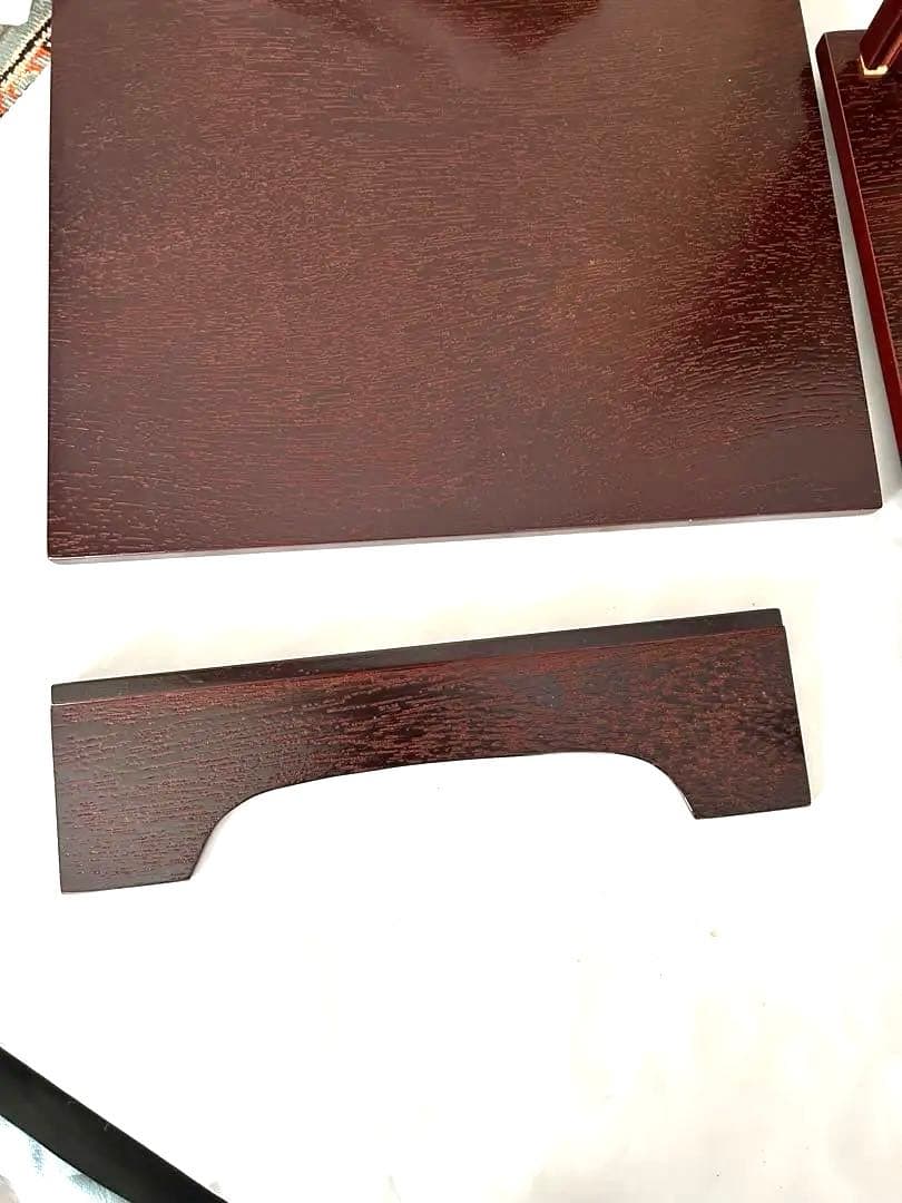 新品　茶道具吉野　組み立て式　8片　木製茶道具 格子状パネル付き