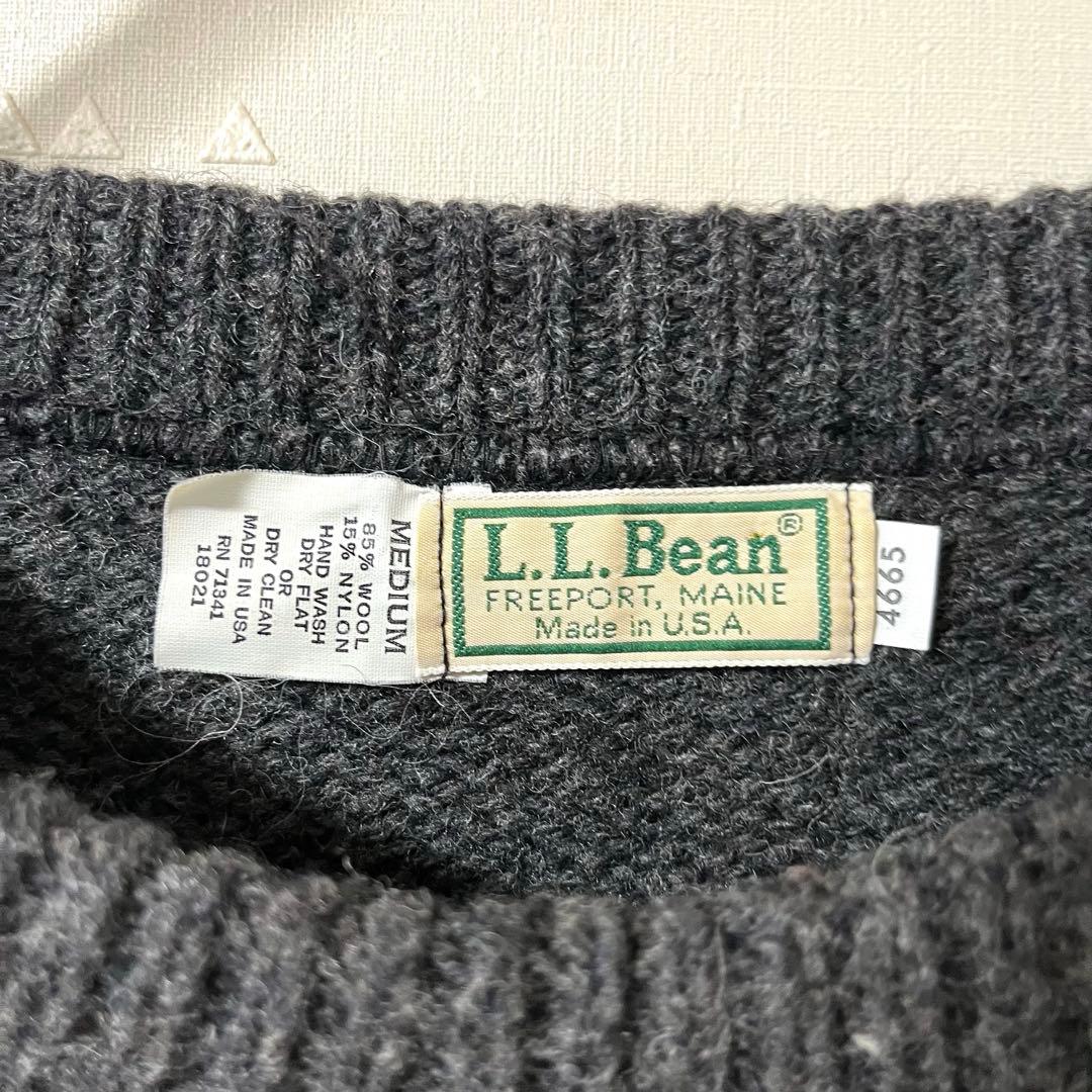 USA製 古着 80's LLBean ニット セーター