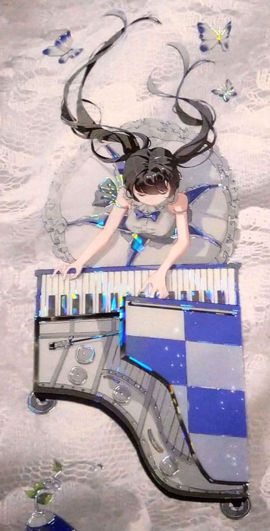 J665＃紫韵童谣(贝壳光)一木一横切り売り海外人物マステ女の子