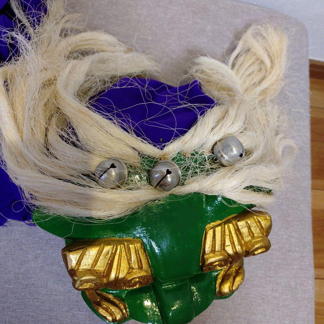 琉球舞踊　小道具　獅子　最高賞での演目高平良万歳で使用する物（布製バッグ付）