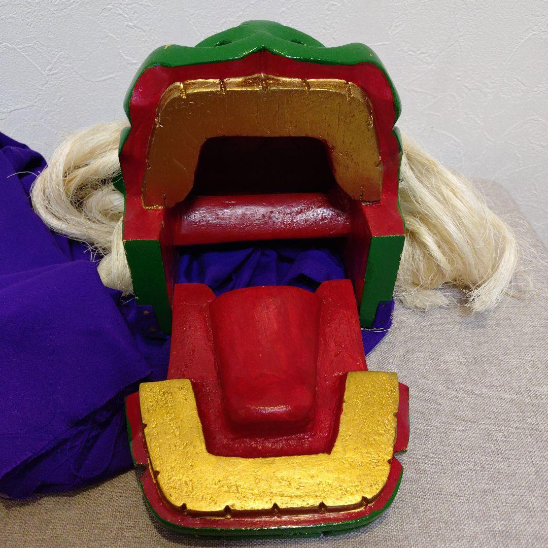 琉球舞踊　小道具　獅子　最高賞での演目高平良万歳で使用する物（布製バッグ付）