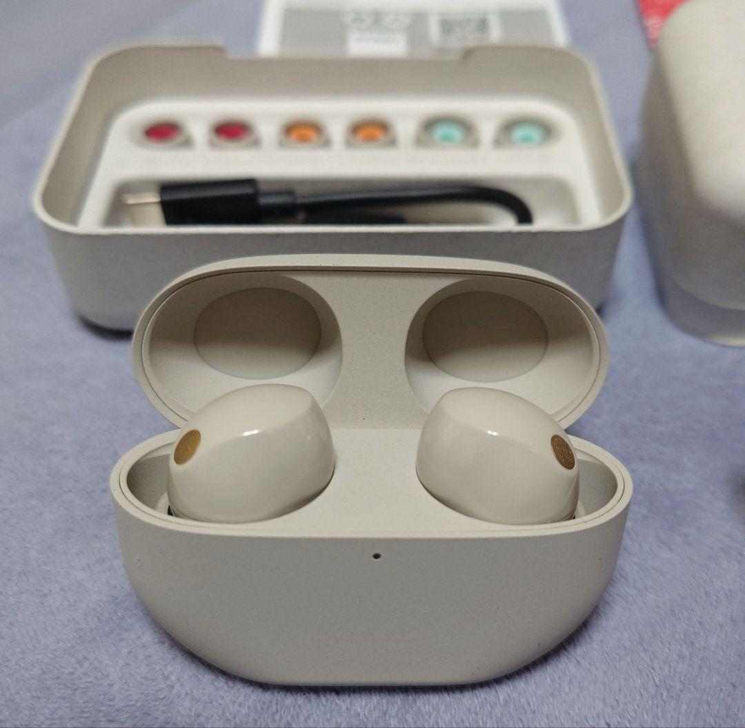 SONY WF-1000XM5 ワイヤレスイヤフォン シルバー