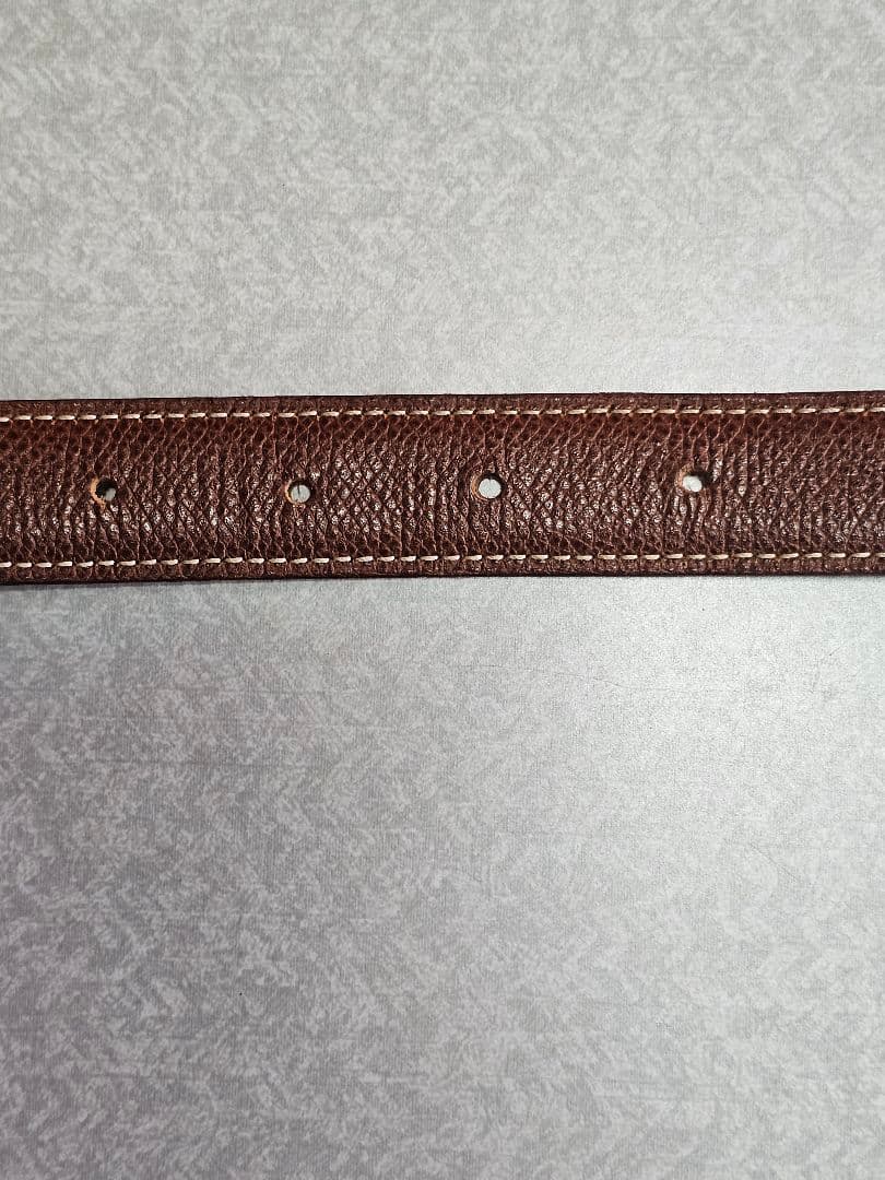 エルメス H型バックル リバーシブルレザーベルト 保存袋付き 87cm