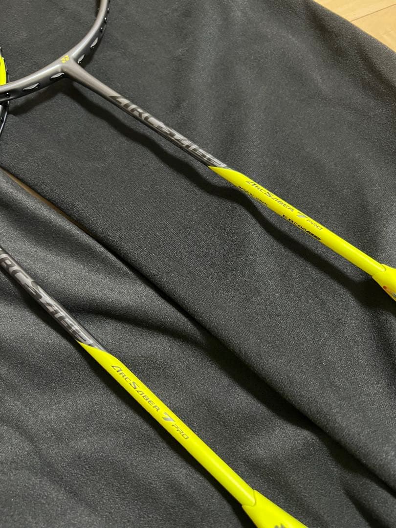 アークセイバー7プロ 4U6 2本セット YONEXバドミントンラケット