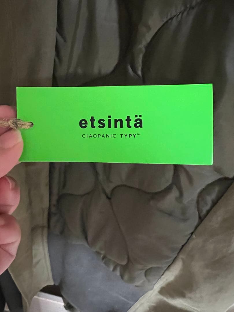 【etsinta/エシンタ】切替マキシミリタリーコート