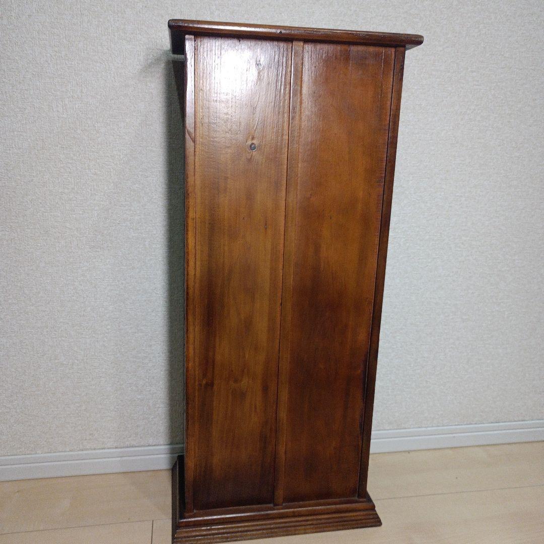 希少レア　アンティーク　木製 彫刻入り　ラック