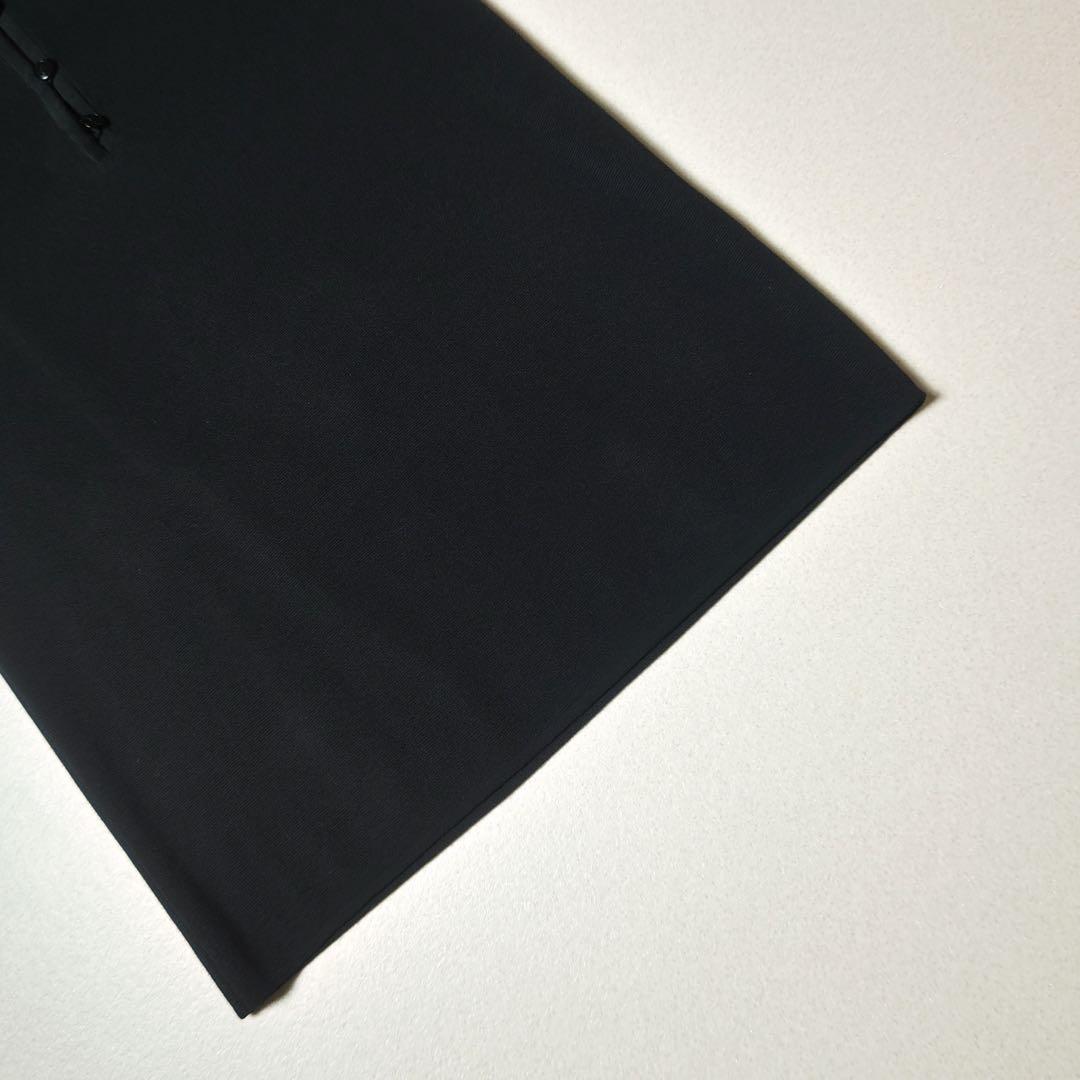 イヴサンローラン　ニットワンピース　黒　エレガント　YSL　上品　ヴィンテージ