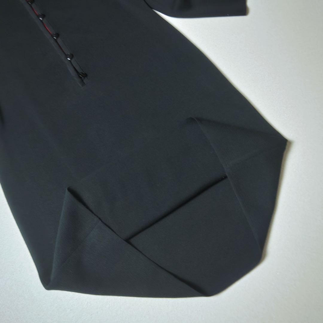 イヴサンローラン　ニットワンピース　黒　エレガント　YSL　上品　ヴィンテージ