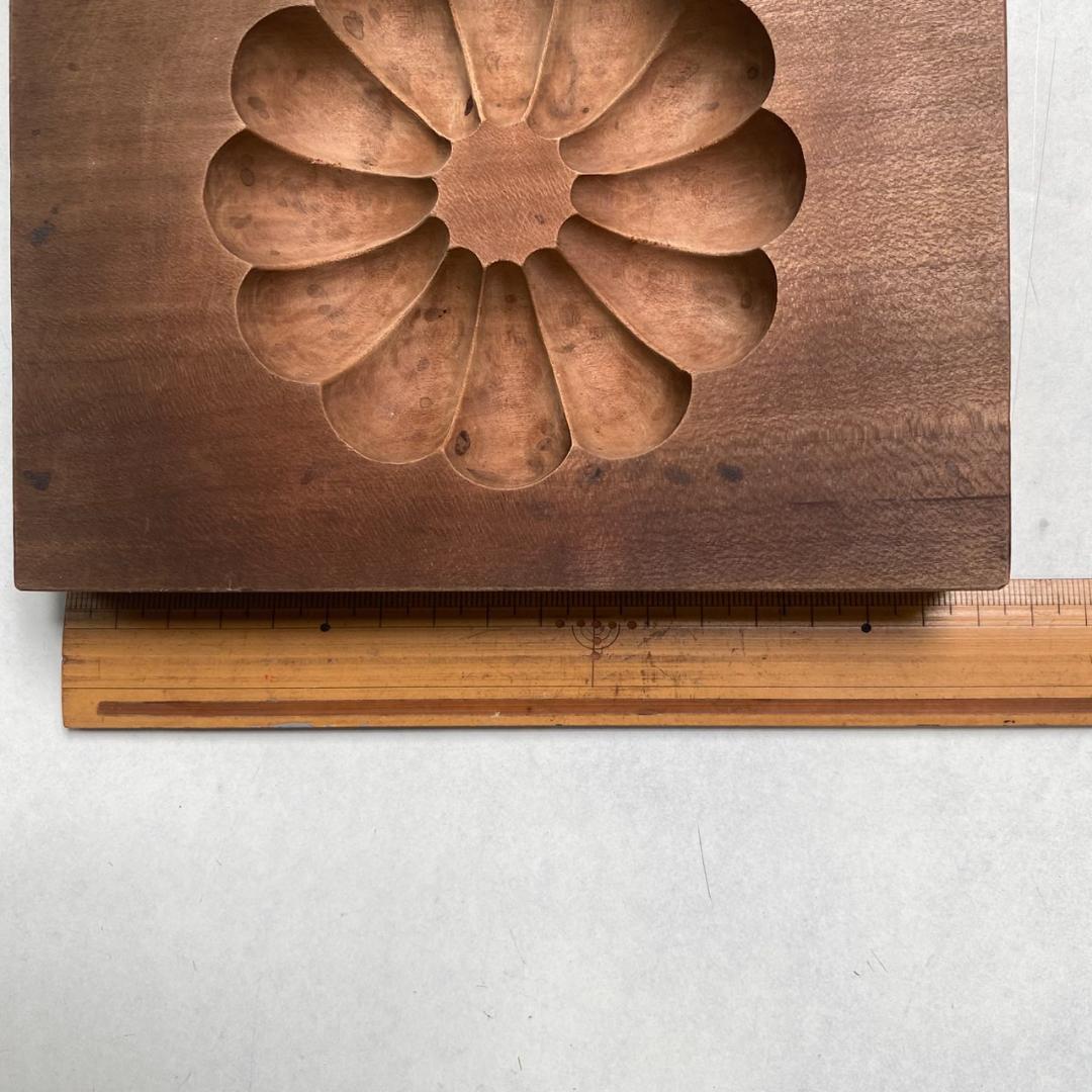 和菓子木型　5種セット【朱塗り木箱入り】