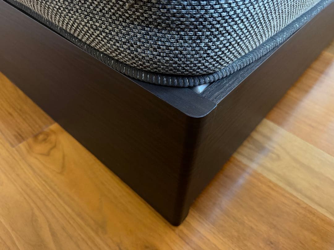 セミダブル　ニトリ ベッドフレーム ダークブラウン 引き出し付 マットレスセット