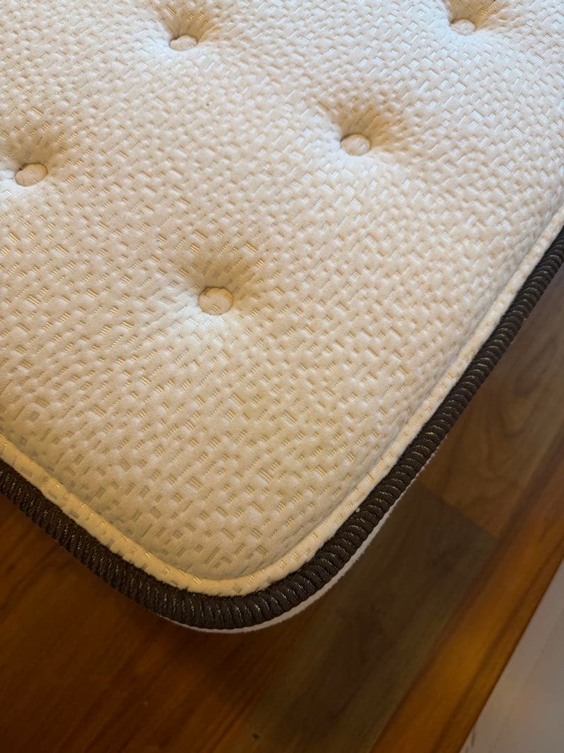 セミダブル　ニトリ ベッドフレーム ダークブラウン 引き出し付 マットレスセット