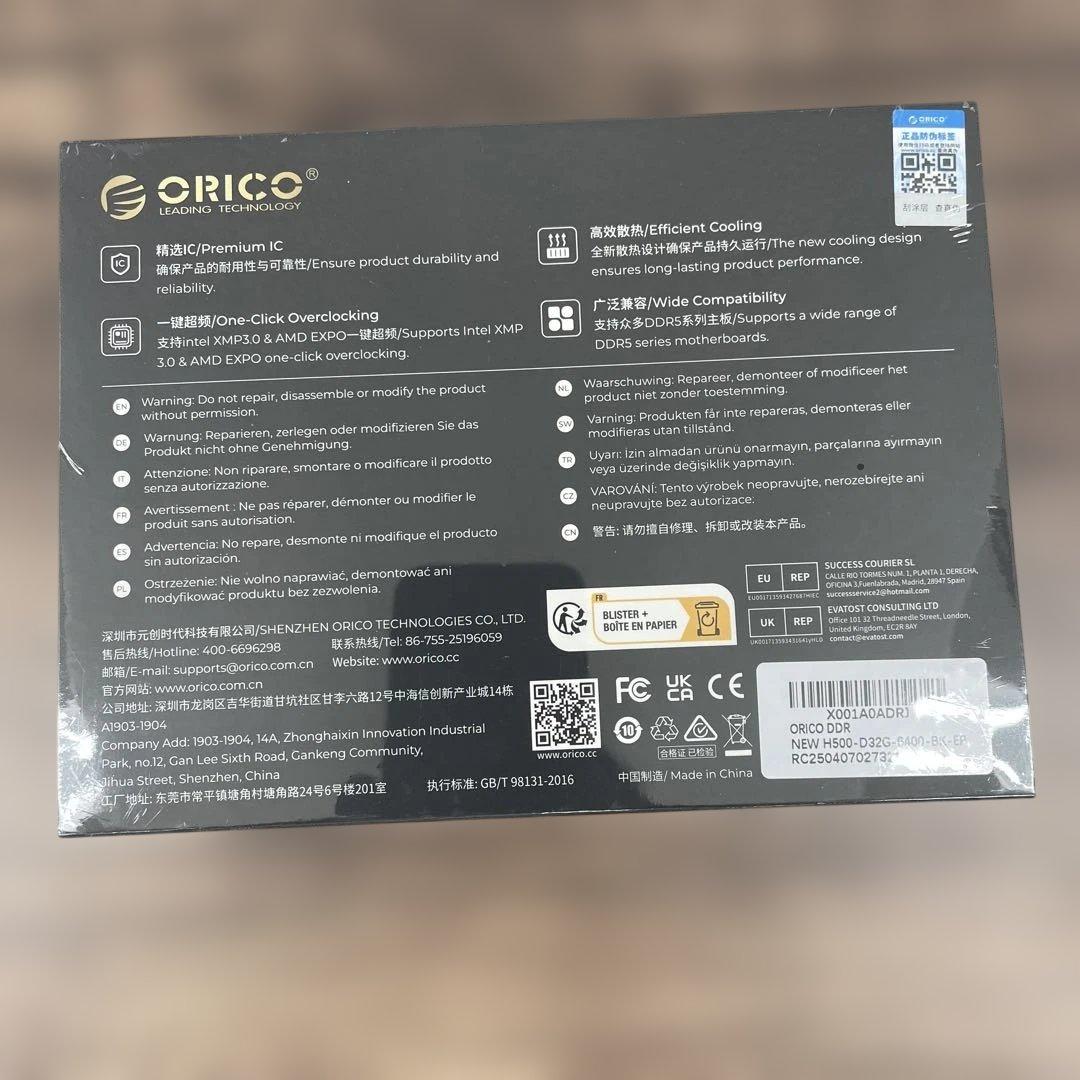 メモリー 11481 ORICO DDR5 32GB 6400MHz