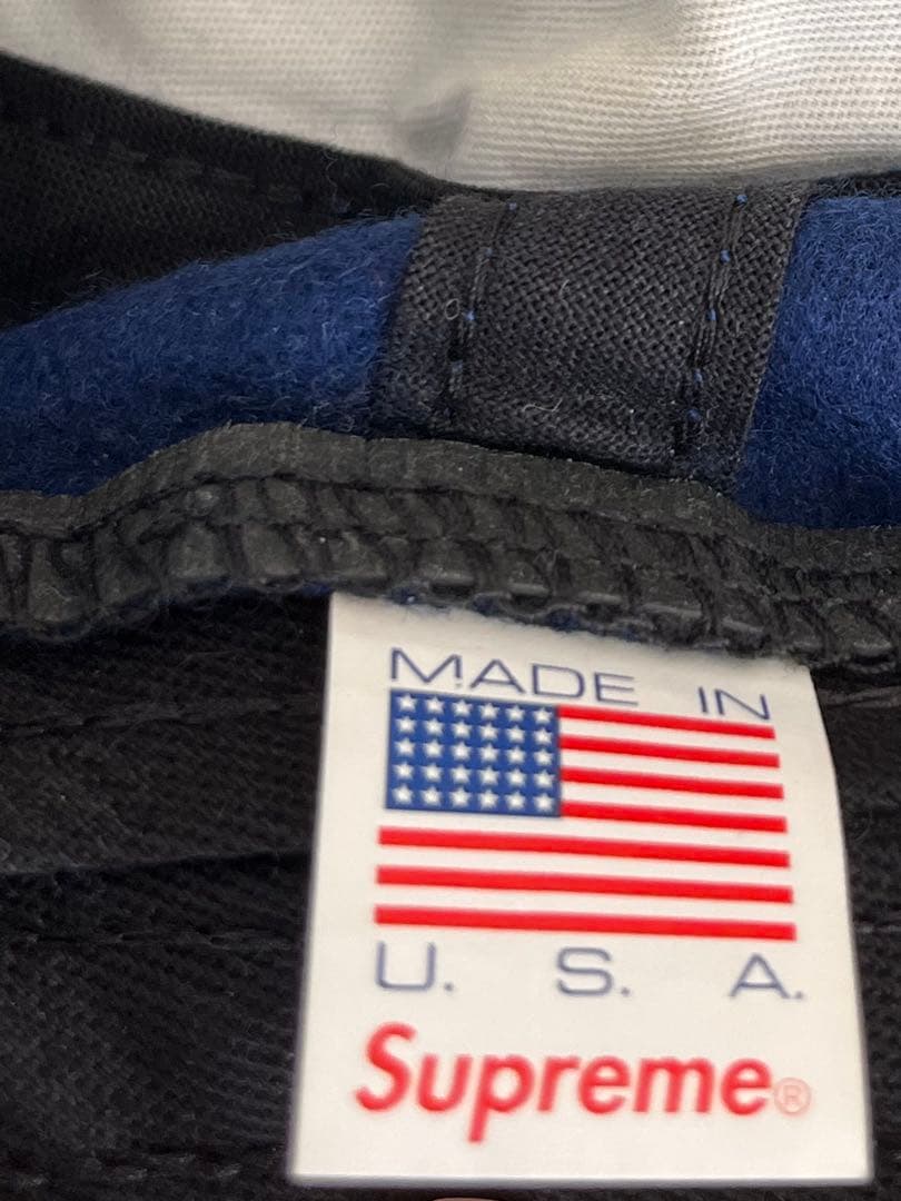 Supreme　Wool　S Logo　6-Panel　\"Navy\"希少