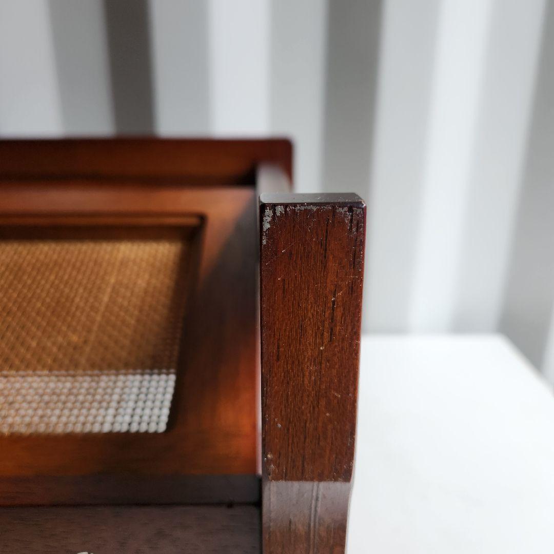 極美品　maruni　マルニ木工　地中海　マガジンラック　サイドテーブル