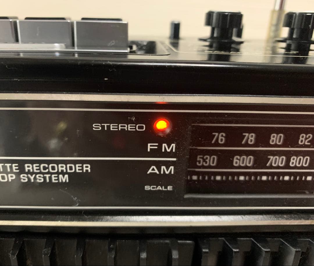 美品元箱付きNATIONAL ラジカセ レコーダーRS-457 AM/FMラジオ