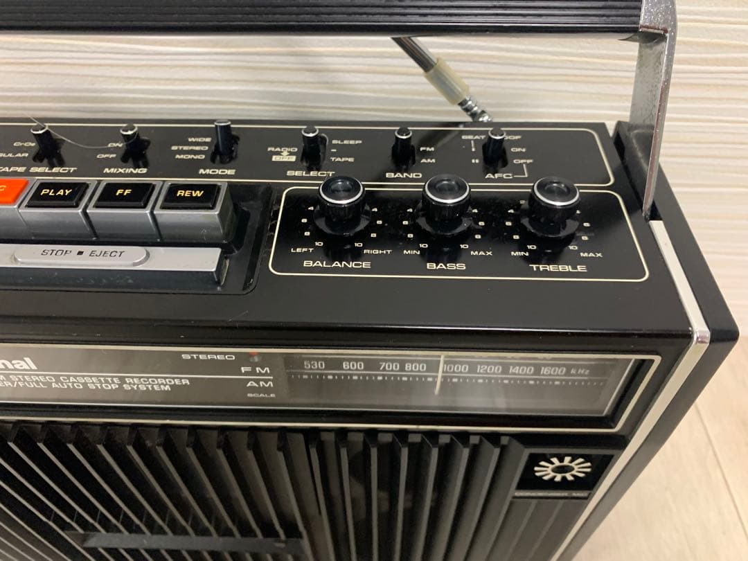 美品元箱付きNATIONAL ラジカセ レコーダーRS-457 AM/FMラジオ