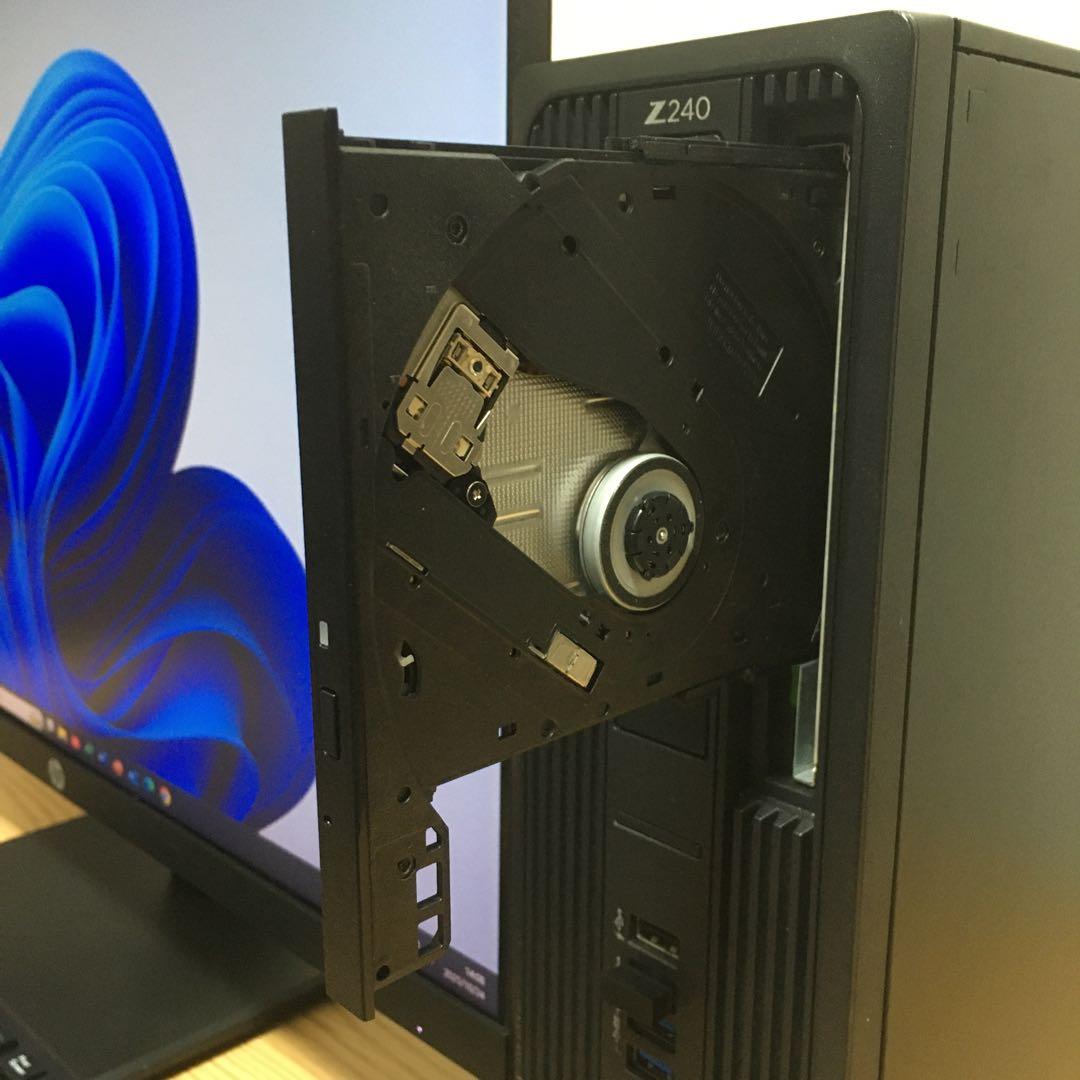 Win11 HP Z240 ワークステーション 23.8'モニター フルセット