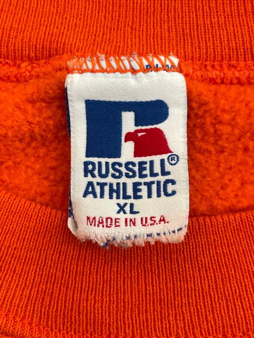 ラッセルアスレチック USA製 90sオレンジ スウェットXL レアカラー