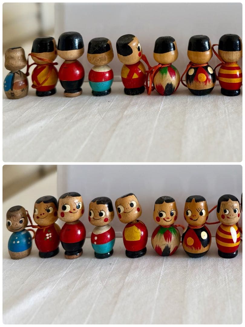 不二家 ペコちゃん こけしペコちゃん ハイカップ 14体 こけし