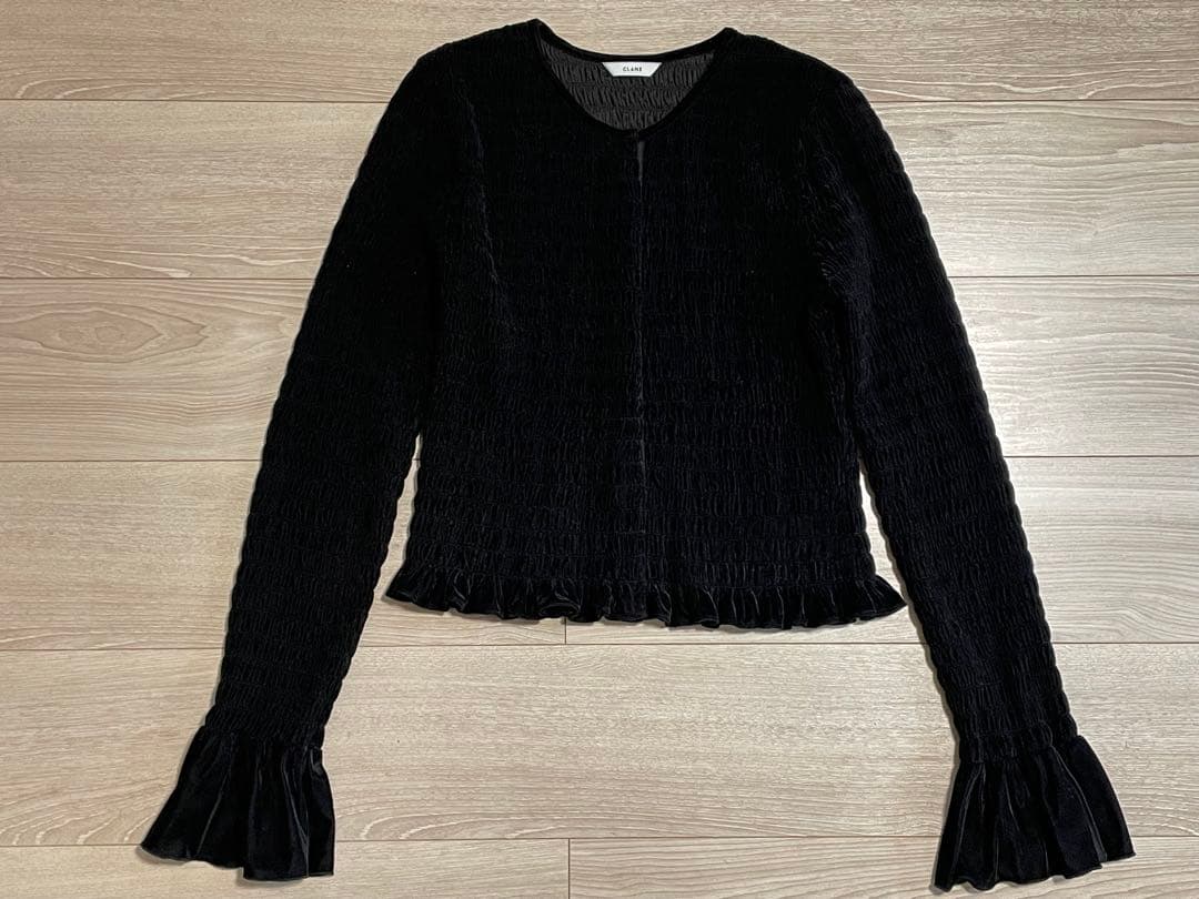 ゆ*様 クラネ CLANE SHIRRING DESIGN BLOUSE 美品