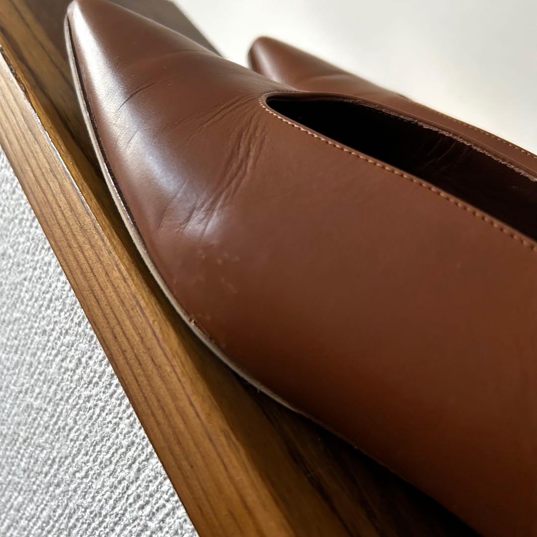 雑誌掲載♡MANOLO BLAHNIK マノロブラニク スリングバック　フラット