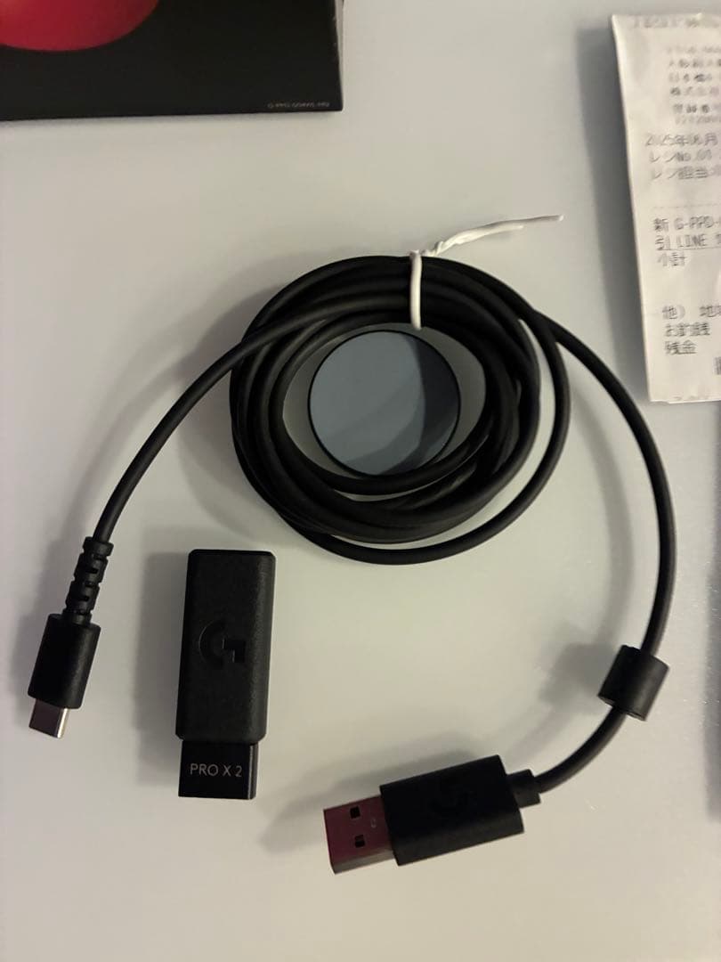 Logicool GPROX SUPERLIGHT2 保証書　レシート付き