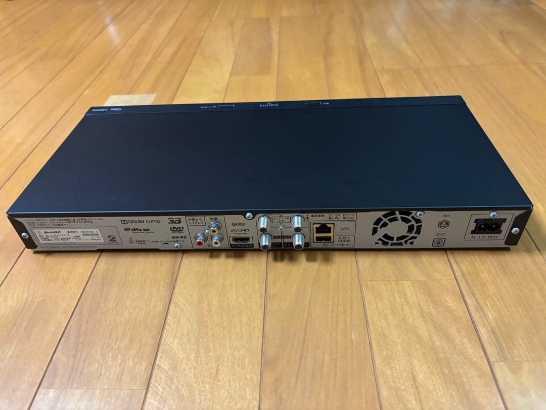 AQUOS ブルーレイレコーダー BD-NW510