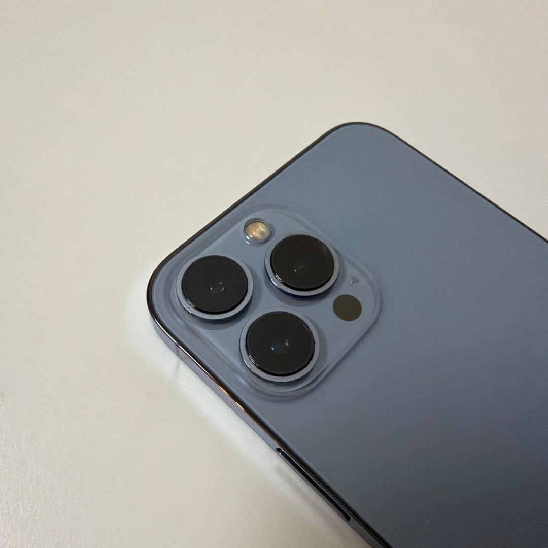 【ケース＆純正ケーブル付】iPhone13 Pro Max シエラブルー 256