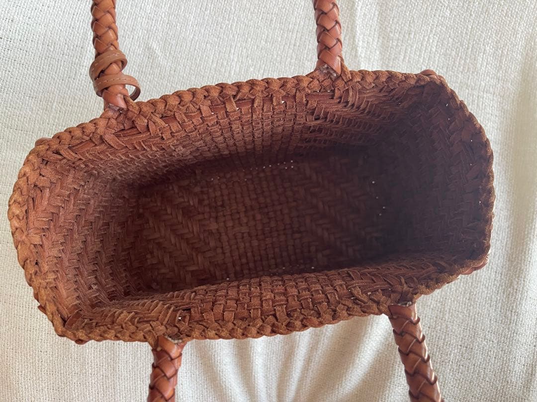 MOONJULE レザーメッシュバッグ