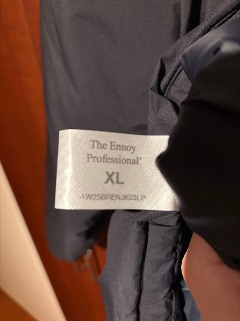 ジャケット・アウター ennoy padded nylon hoodie everyone xl