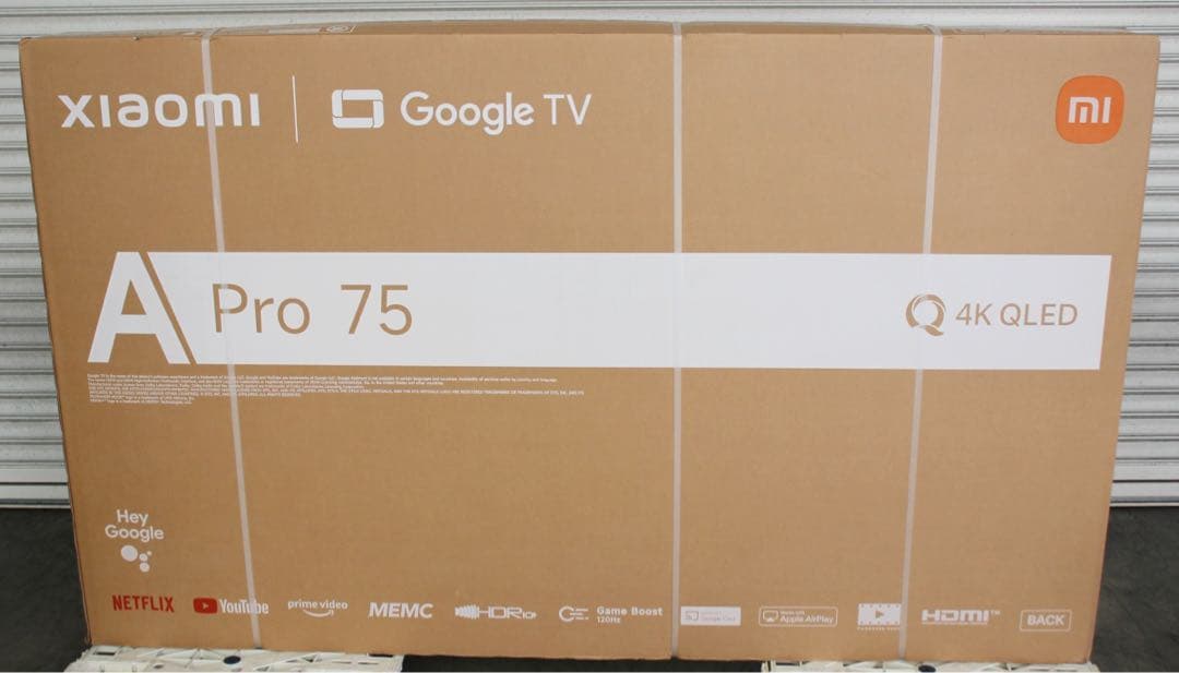 Xiaomi チューナーレス 4K 75V型 L75MB-APTWN 2025年