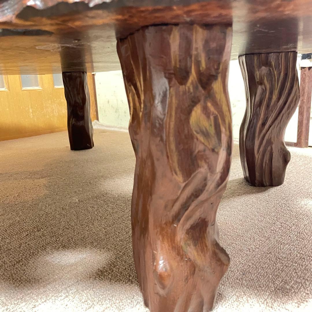 値下げしました！美品！ヴィンテージ和風座卓　花梨の木！