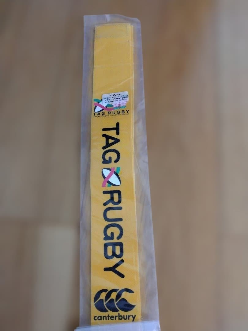 【新品未使用】 Canterbury タグラグビー用ベルト20本タグ40本セット