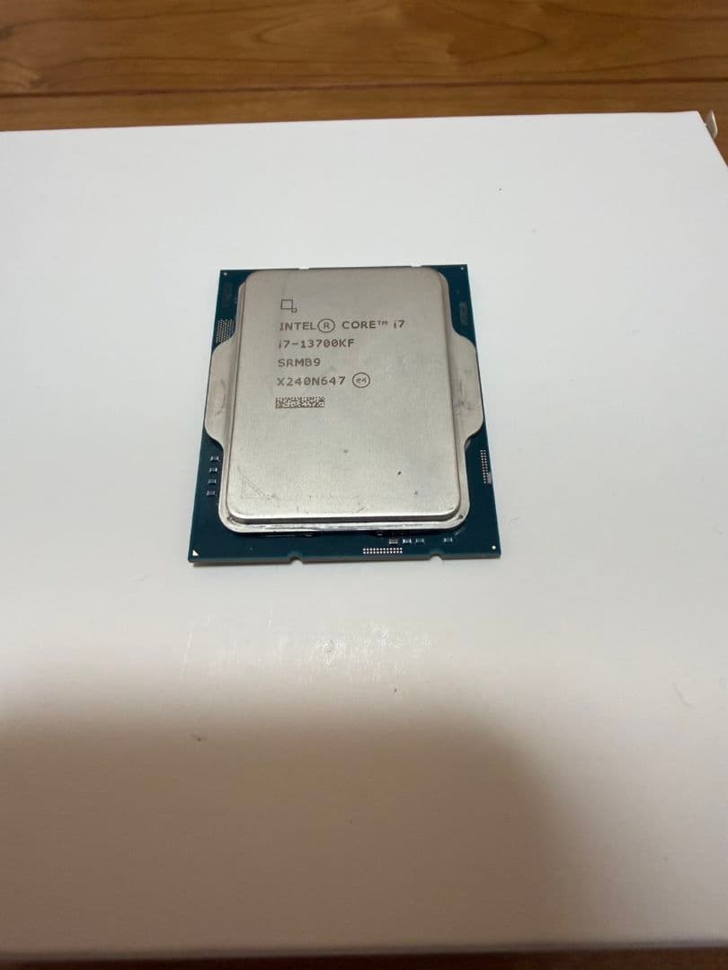 Intel i7-13700KF CPU 動作確認済み 13世代高性能CPU