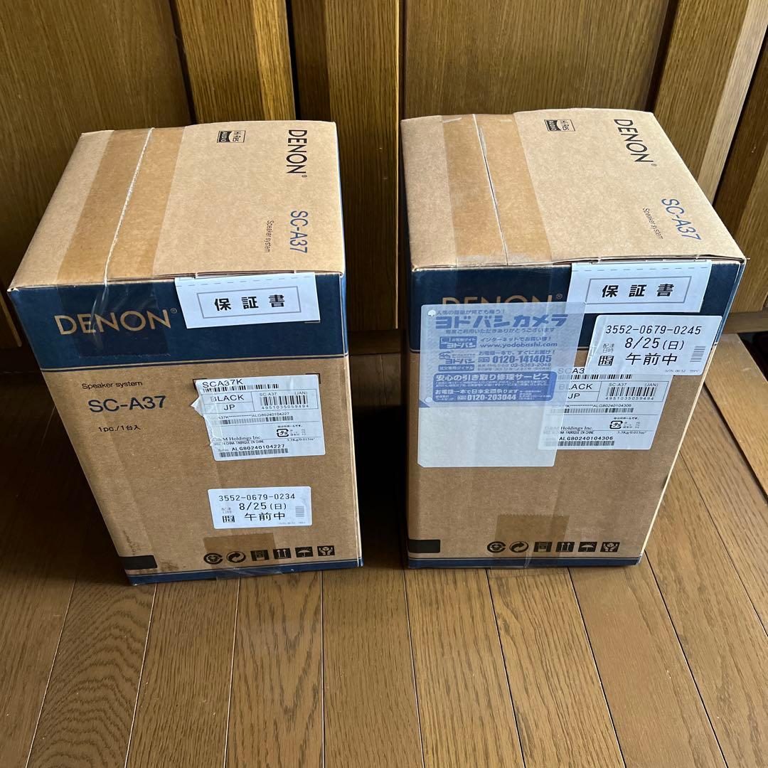 ☆新品デノン SC-A37 K スピーカー 2本セット