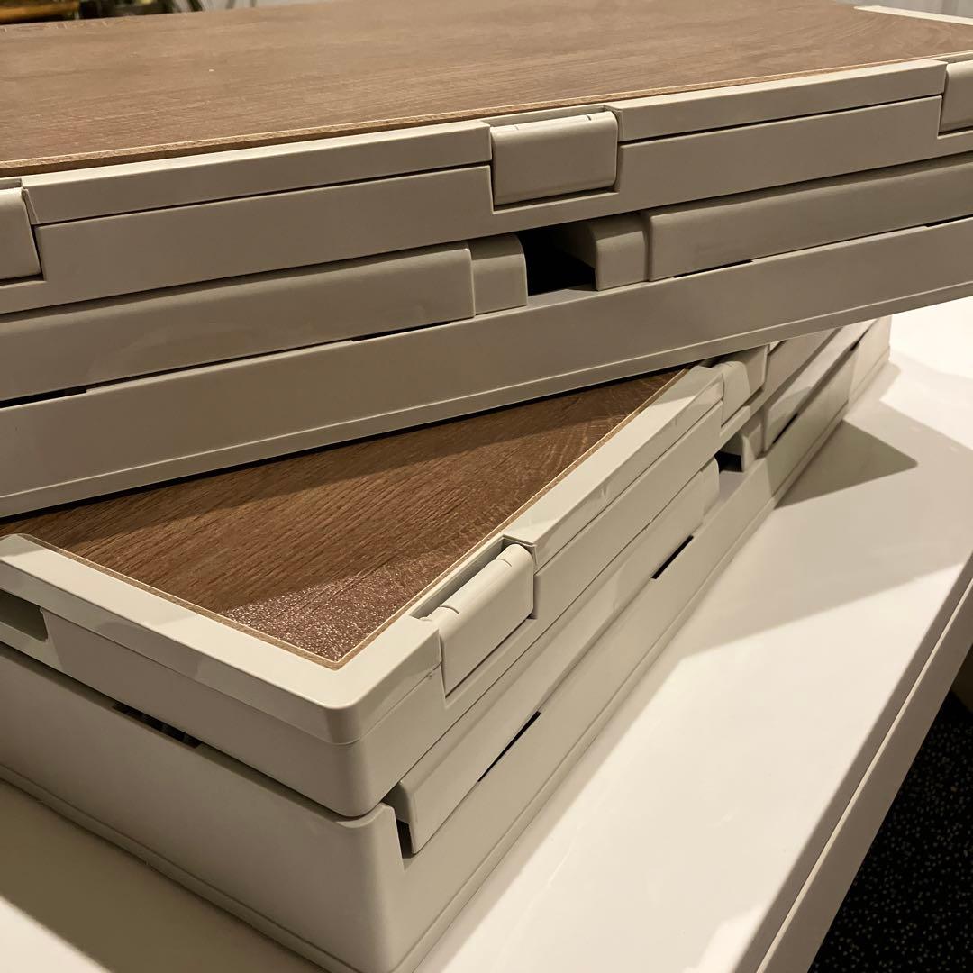 50L折りたたみ屋外ツール収納ボックス キャンプピクニックフードツールストレージ