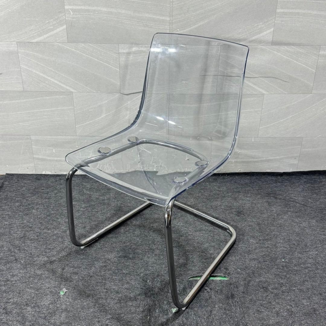 IKEA チェア トービアス 透明 ダイニング クリア TOBIAS d5106