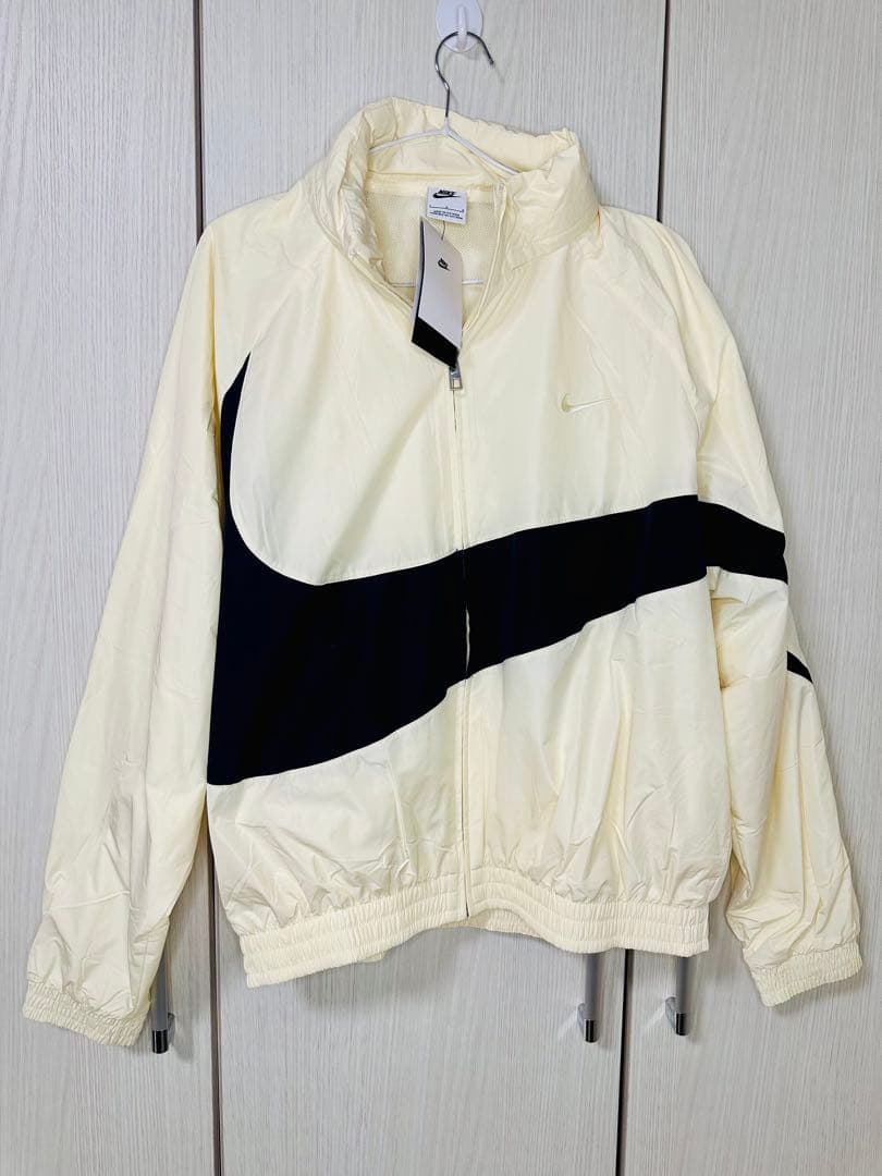 新品 NIKE ナイキ セットアップ アイボリー 上下セットビックロゴ Lサイズ