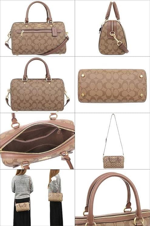 (新品)COACH コーチ ローアン サッチェル バッグ F83607