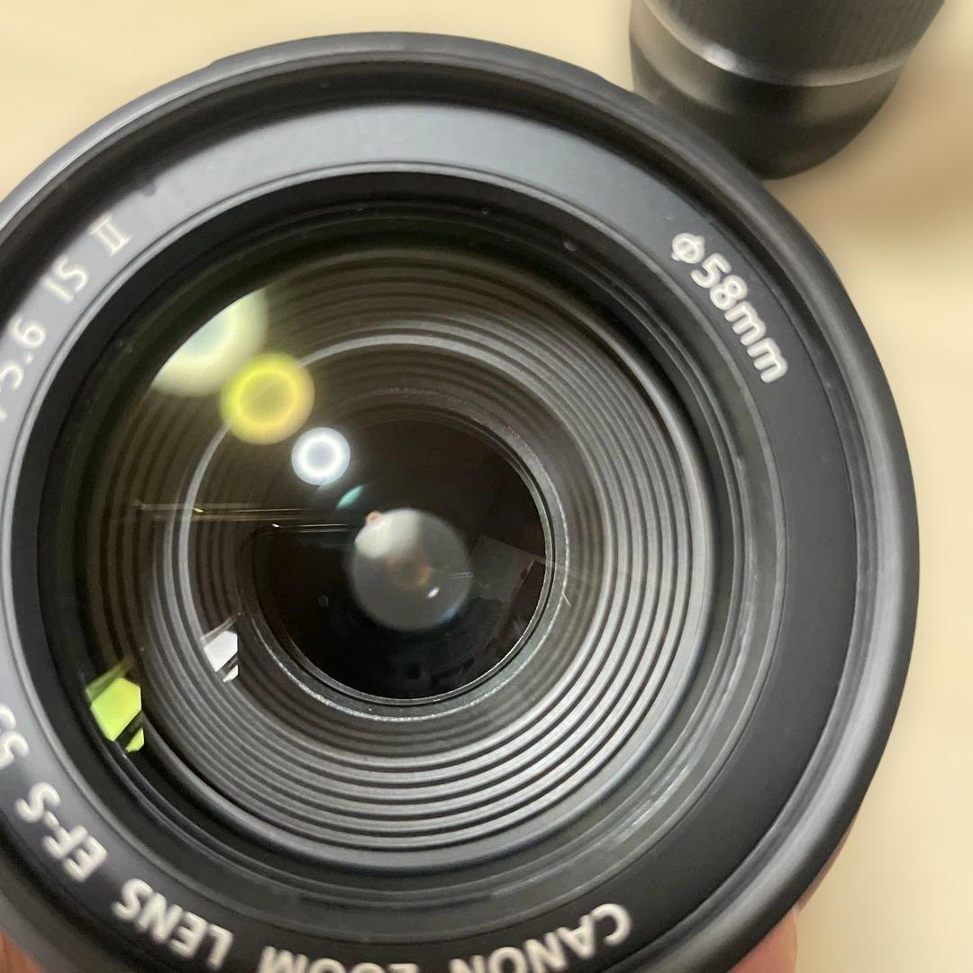 Canon EF-S 55-250mm IS2 ズームレンズ　2本