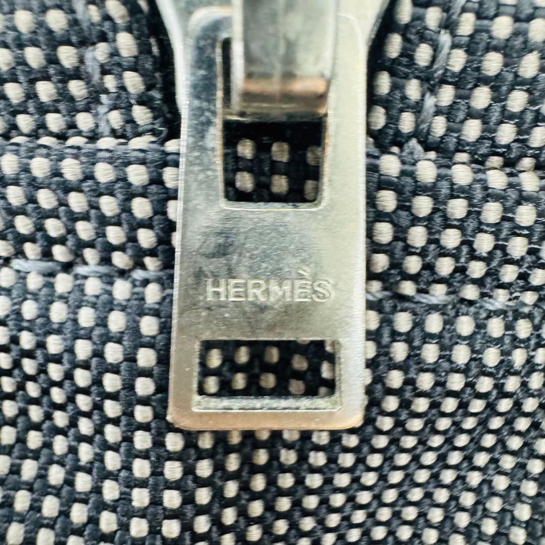 ✨HERMES✨エルメス✨エールライン✨グレー✨キャンバス✨トートバッグ✨